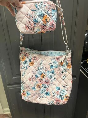 Vera Bradley peach blossom bag